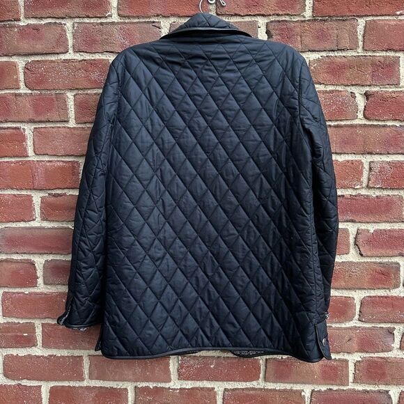 Coach women's quilted coat black size small - Picture 7 of 8